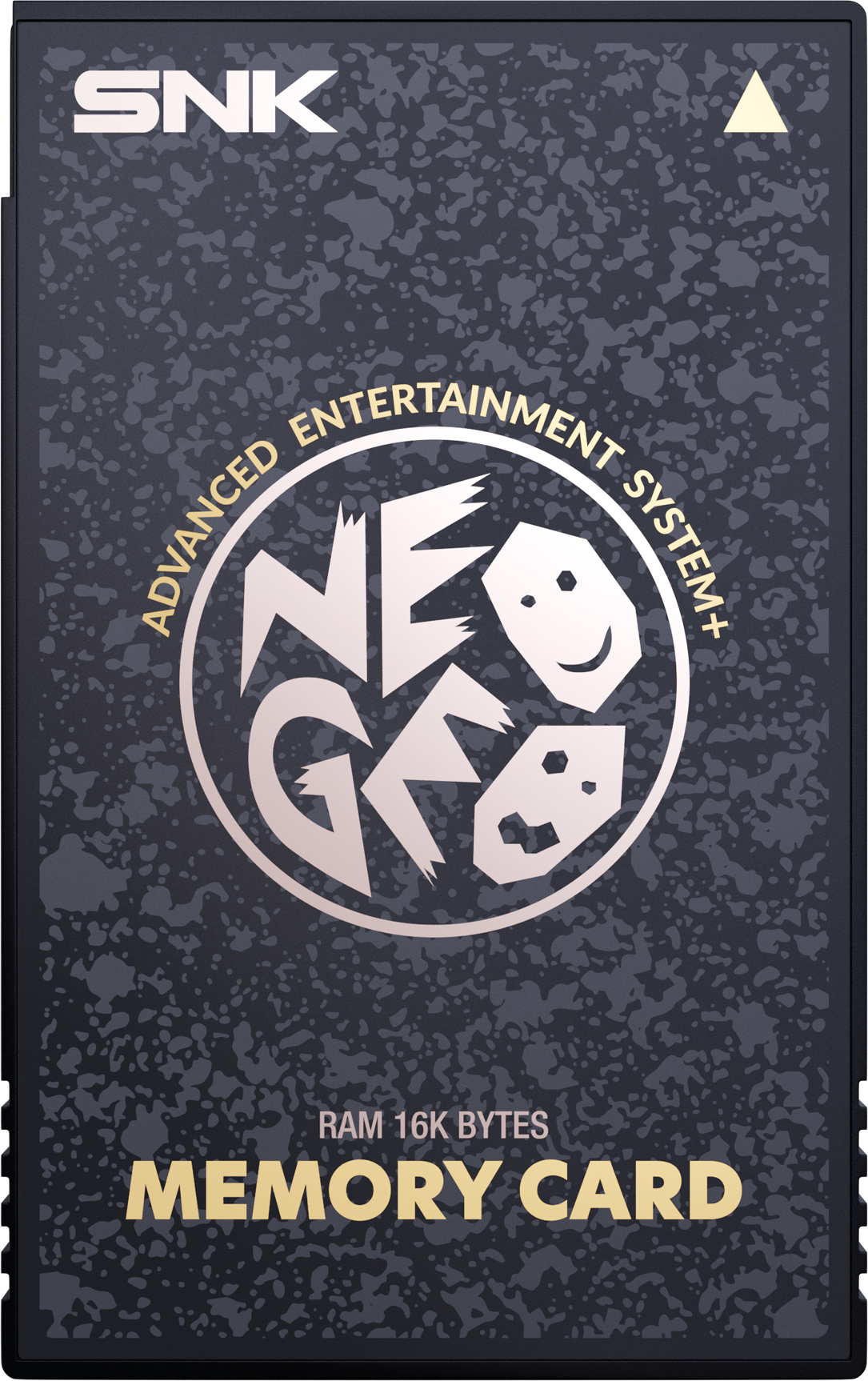 SNK NEO GEO Memory Card mit Text und Muster.