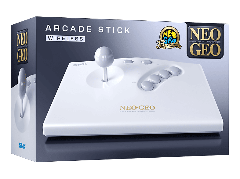 PLAION NEOGEO AES+ Wireless, Arcade-Stick, Weiss