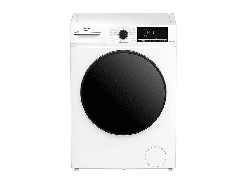 BEKO BMDSC7545B LAVASCIUGA, Caricamento frontale, capacità lavaggio 7 kg, asciugatura 5 15 programmi, Profondità 52 cm, Giri 1400 rpm, BIANCO, Classe D
