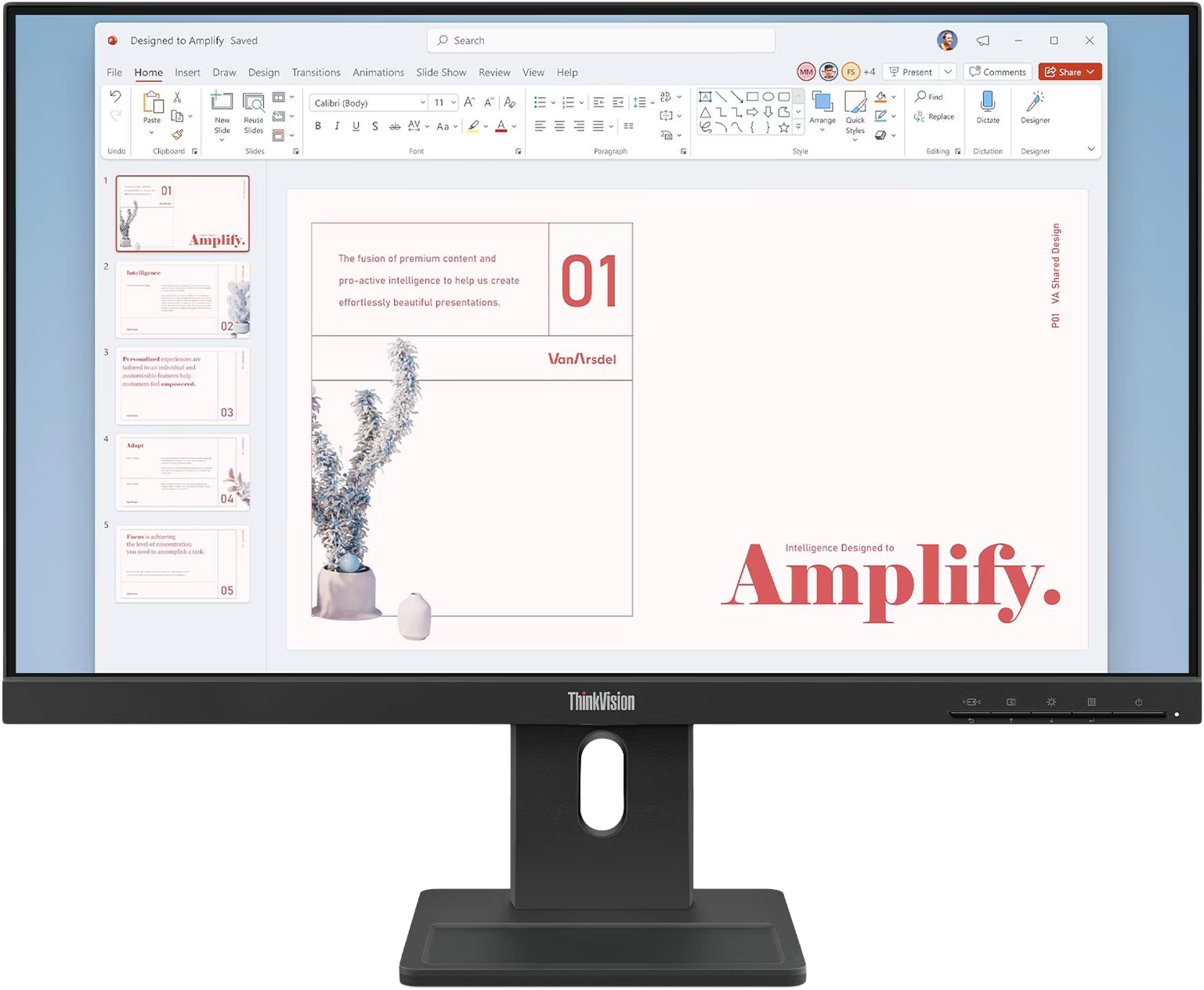 LENOVO ThinkVision E24-40 23,8" Sík FHD 100 Hz 16:9 IPS LED Monitor