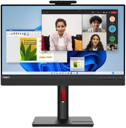 LENOVO ThinkCentre TIO-24 Gen5 23,8" Sík FHD 120 Hz 16:9 IPS LED Monitor