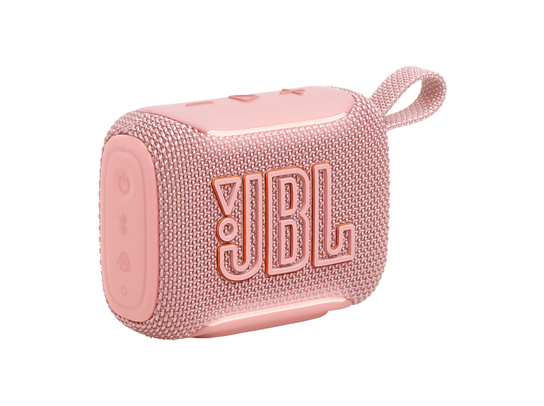 Altavoz bluetooth - JBL Go 5, 4.8 W, Bluetooth, Autonomía 10 horas, Iluminación ambiental, IP68, Rosa