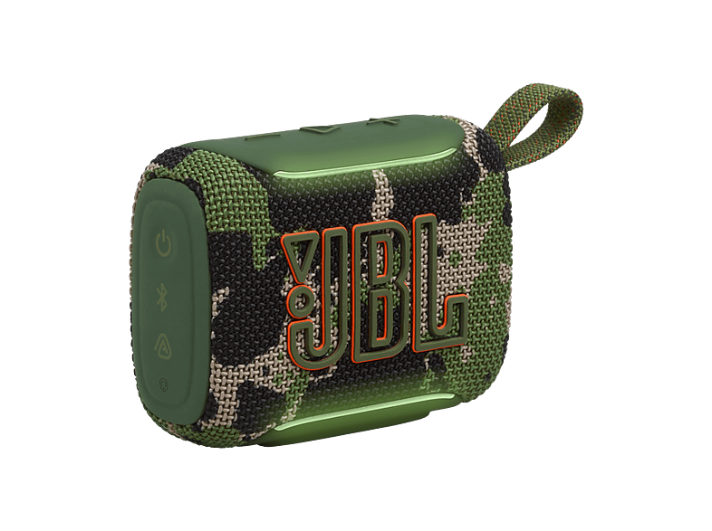 Altavoz bluetooth - JBL Go 5, 4.8 W, Bluetooth, Autonomía 10 horas, Iluminación ambiental, IP68, Squad
