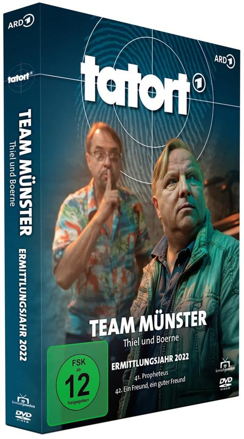 DVD-Cover von Team Münster: Thiel und Boerne, Ermittlungsjahr 2022.