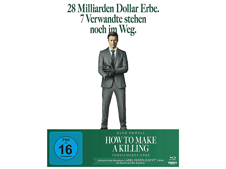 How to Make a Killing - Todsicheres Erbe 4K Ultra HD Blu-ray + Blu-ray (FSK: 16)