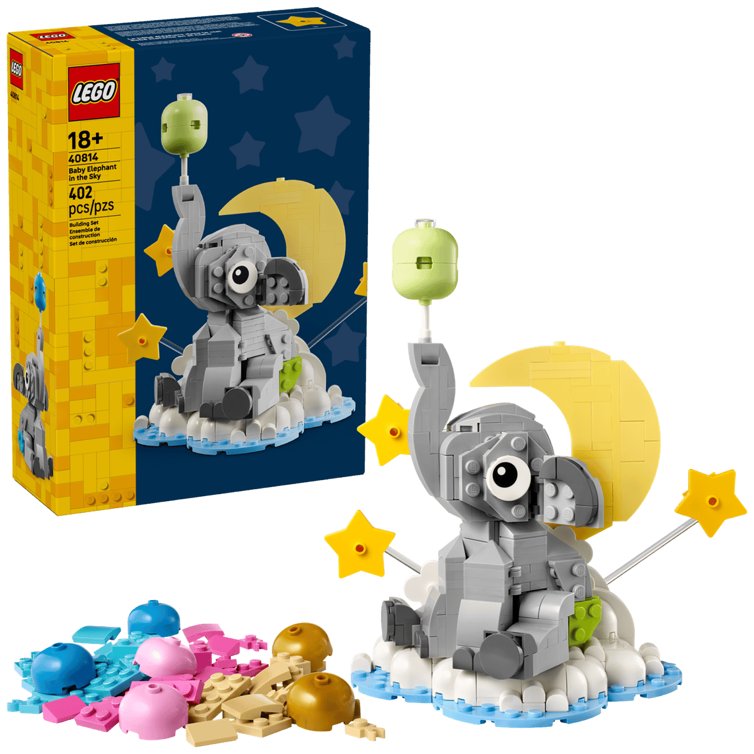 Lego Seasons And Occasions 40814 Babyolifantje Bouwstenen Multicolor