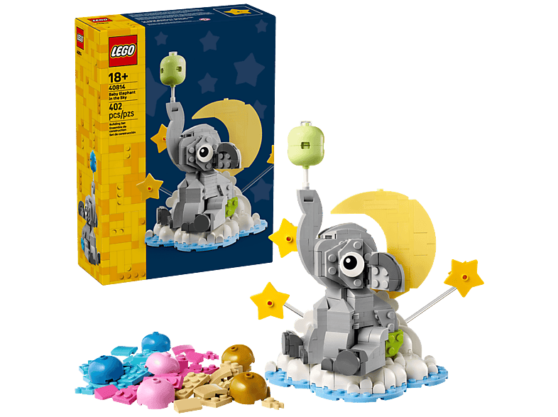 Lego Seasons And Occasions 40814 Babyolifantje Bouwstenen Multicolor afbeelding