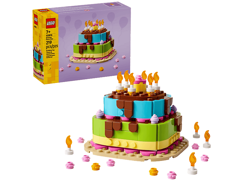 Lego Seasons And Occasions 40815 Verjaardagstaart Bouwstenen Multicolor afbeelding