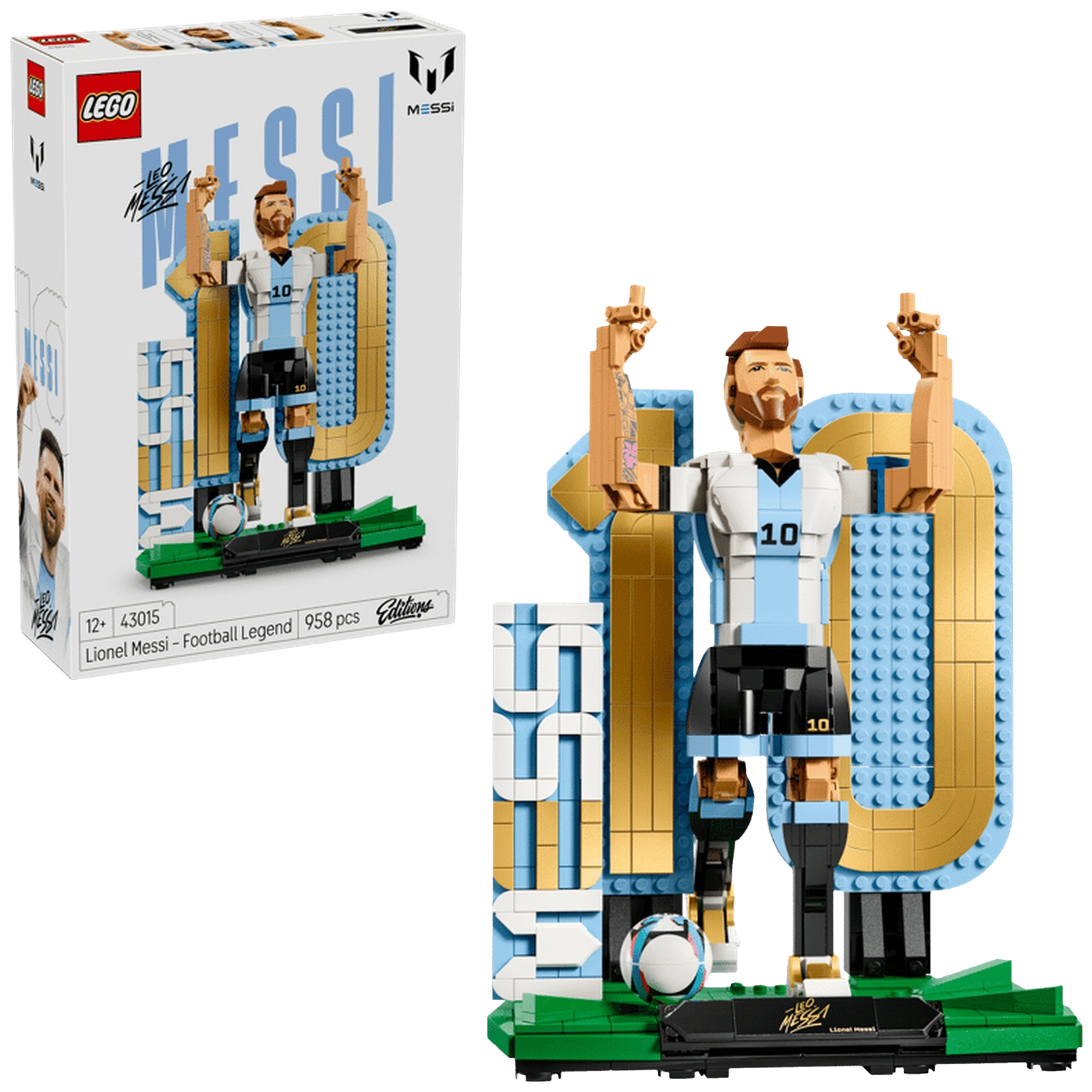 Lego Edition Sports 43015 Lionel Messi – Voetballegende Bouwelementen