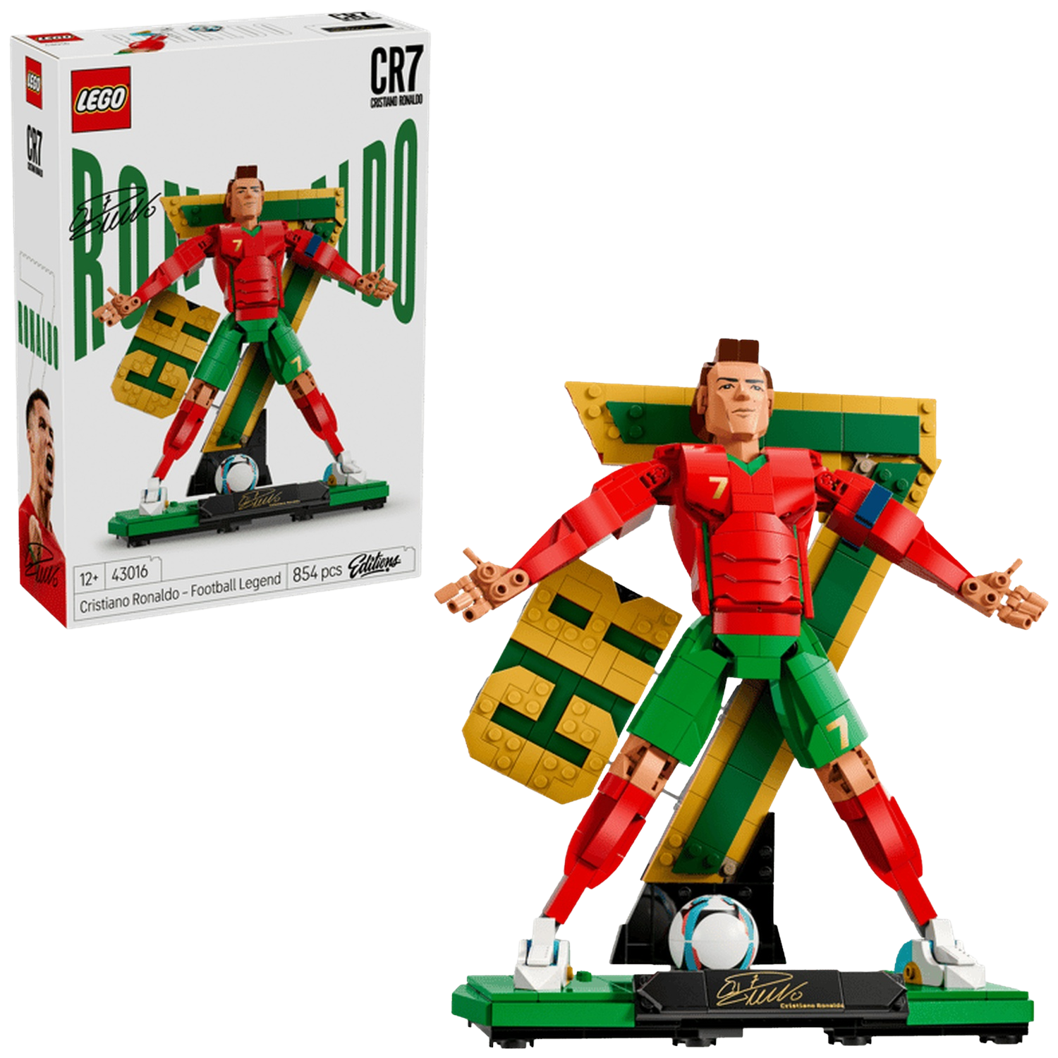 Lego Edition Sports 43016 Cristiano Ronaldo – Voetballegende Bouwelementen