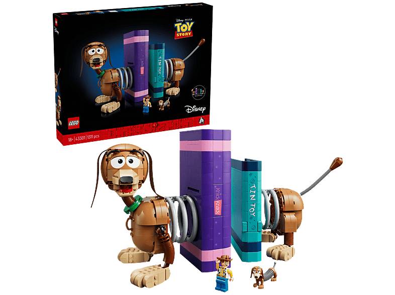 Lego Disney 43301 Toy Story Slinky Hond Boekensteunen Bouwstenen Multicolor