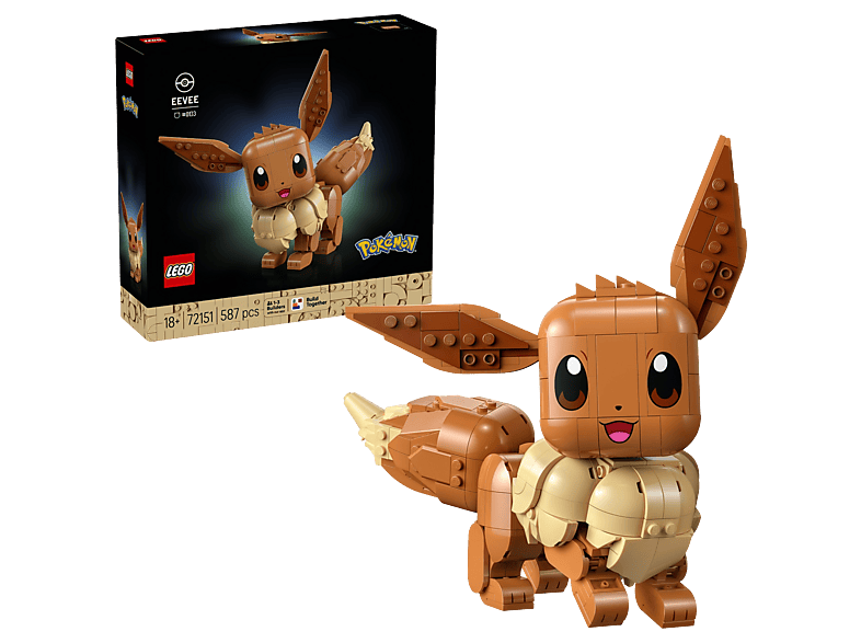 Lego Pokemon 72151 Eevee Bouwelementen Meerkleurig afbeelding