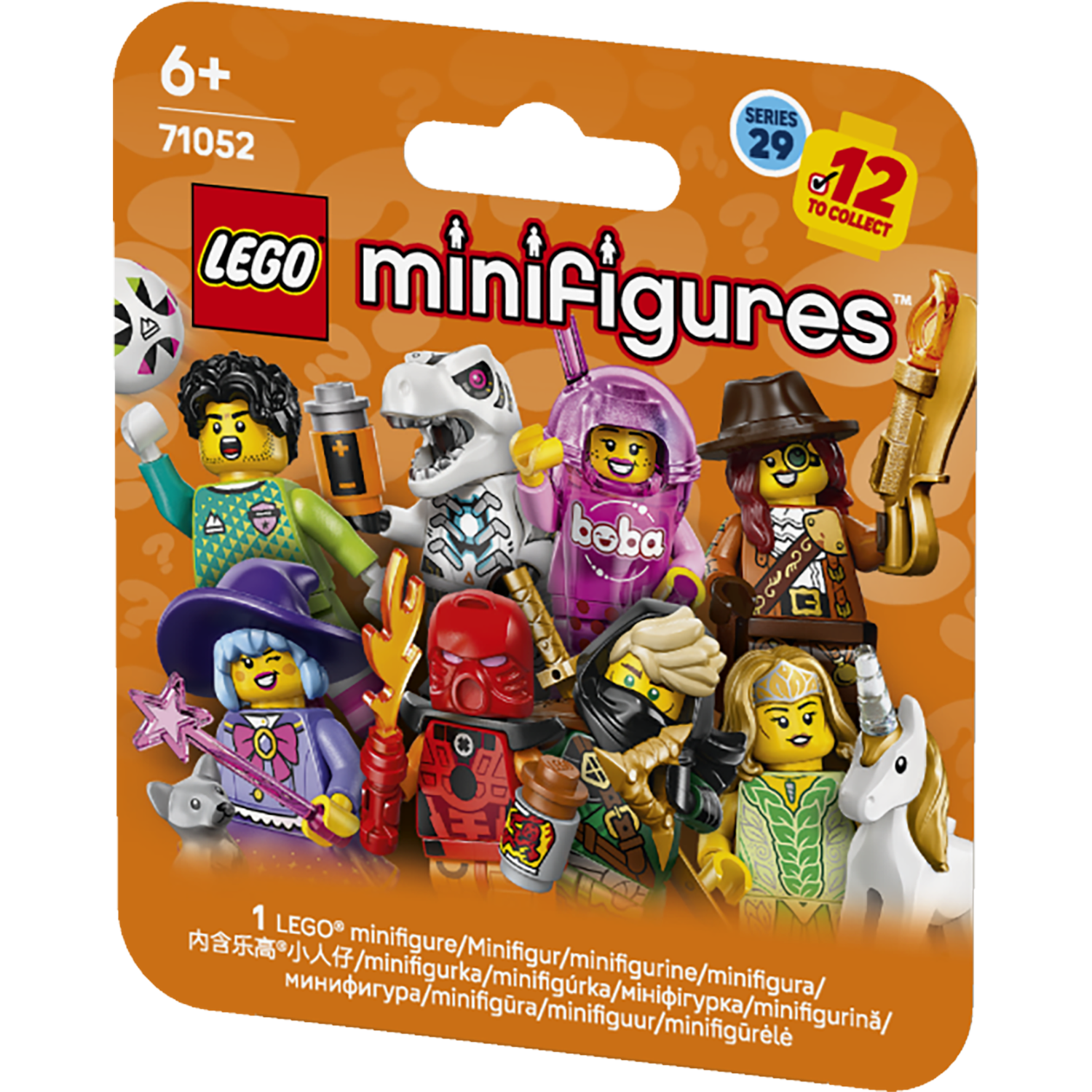 Packaging of Lego Minifigures Series 29 with 12 collectable figures.