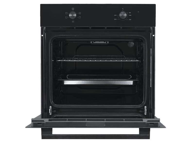 Koenic KBO 111 B A Backofen (70 l, Schwarze Front mit Edelstahlverzierung, 59,5 cm breit, A) — Foto 5 von 5