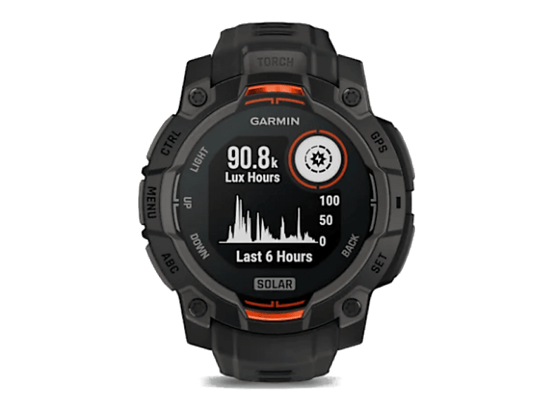 Smartwatch GARMIN Instinct 3 Solar 45mm Czarny 010-02934-00