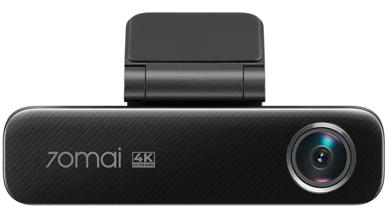 Czarna kamera samochodowa 70mai z napisem 4K Ultra HD i obiektywem.