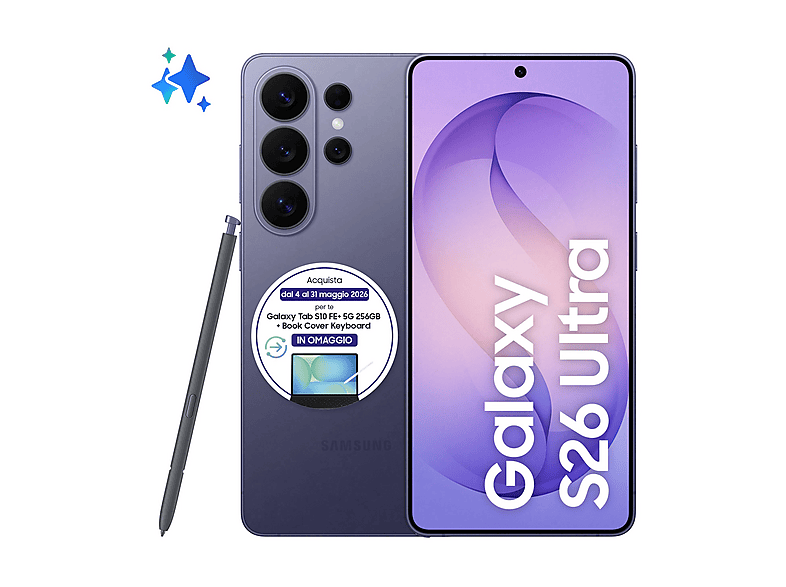 SAMSUNG Galaxy S26 Ultra 512GB, 512 GB, Cobalt Violet