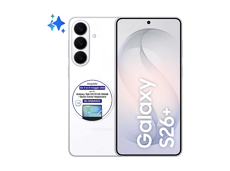 SAMSUNG Galaxy S26+ 256GB, 256 GB, White