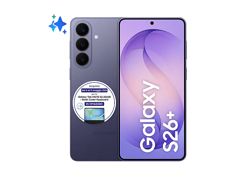 SAMSUNG Galaxy S26+ 512GB, 512 GB, Cobalt Violet