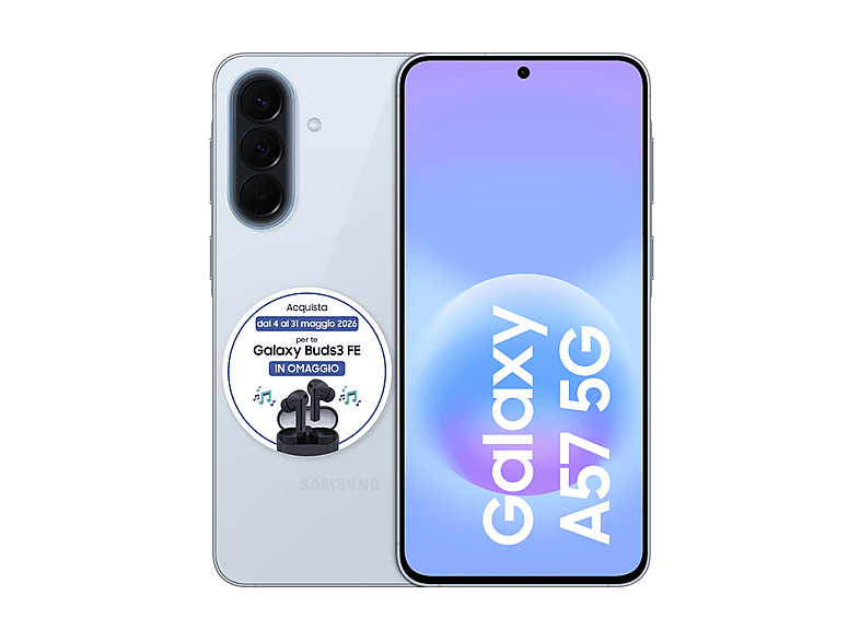 SAMSUNG Galaxy A57 5G 256GB, 256 GB, Awesome Icyblue