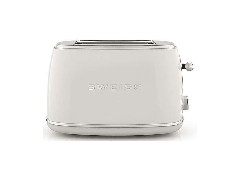 Tostapane SWEISS GRS8, Potenza 850 W, Numero di fessure per tostare 2, Livelli tostatura 6 , Sistema sollevamento, Funzione scongelamento, Raccoglitore briciole, Beige