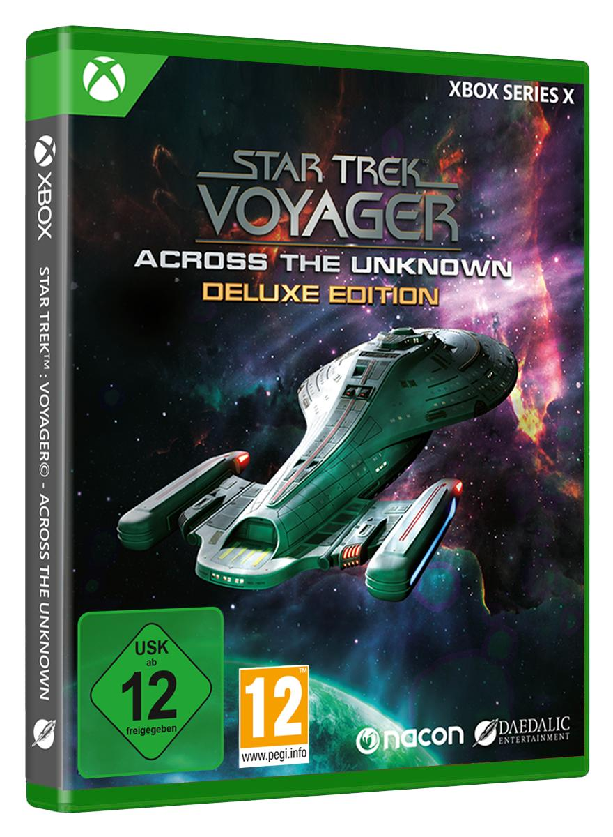 Xbox-Hülle für Star Trek: Voyager - Across the Unknown Deluxe Edition.