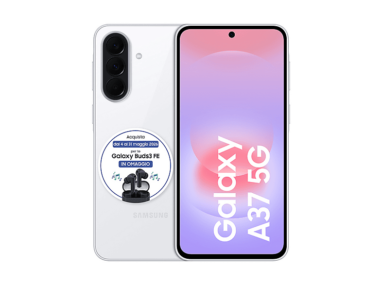 SAMSUNG Galaxy A37 5G 256GB, 256 GB, Awesome White