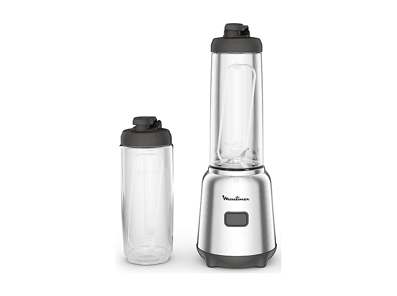 FRULLATORE MOULINEX Frullatore Mix&Move LM15FD, Potenza 300 W, Caraffa da 0.6 l, 1 velocità, Tritan, Lame standard, Metallo