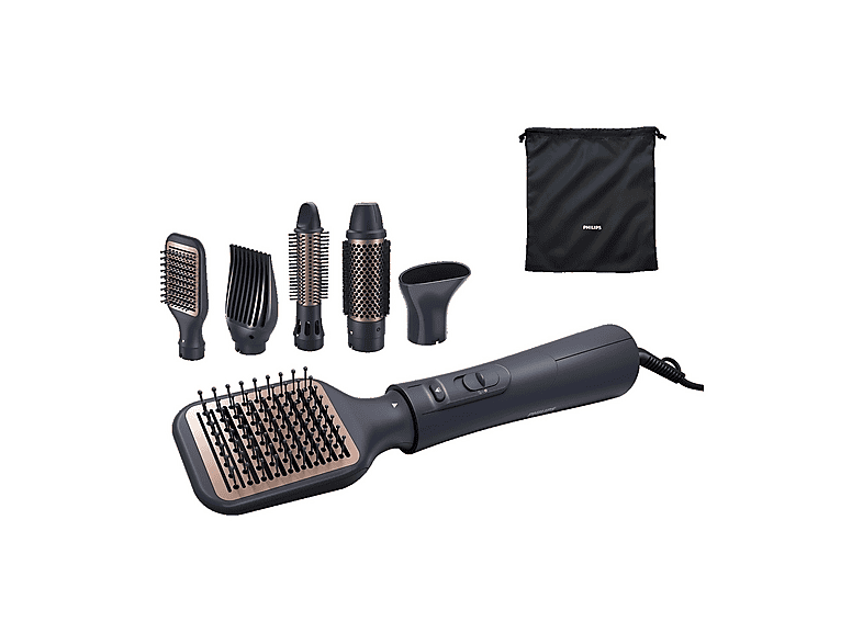 Multi Styler PHILIPS BHA530/00, Potenza massima 1000 W, in Ceramica, 3 temperature, si riscalda 30 s, Tecnologia a ioni, Black