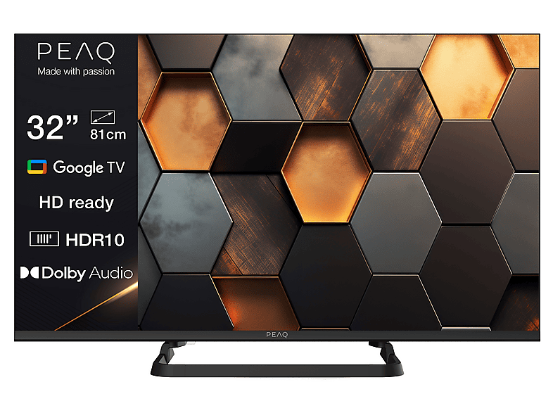 Telewizor LED PEAQ PTV 32GH-5026C 32" Google TV HDR10 Czarny