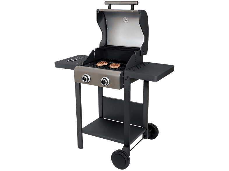 Unold 58595 Barbecue Elektrogriller, Schwarz, Edelstahl (2600 Watt)