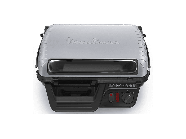 BISTECCHIERA MOULINEX UltraCompact Comfort GI305D, Potenza 2000 W, Piastre asportabili, Compatibile per lavastoviglie, Acciaio inox