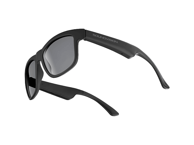 Gafas inteligentes- CellularLine Sound Vision 2, Bluetooth, Compatible con asistente de voz, Altavoces y micrófonos integrados, Protección UV, Negro