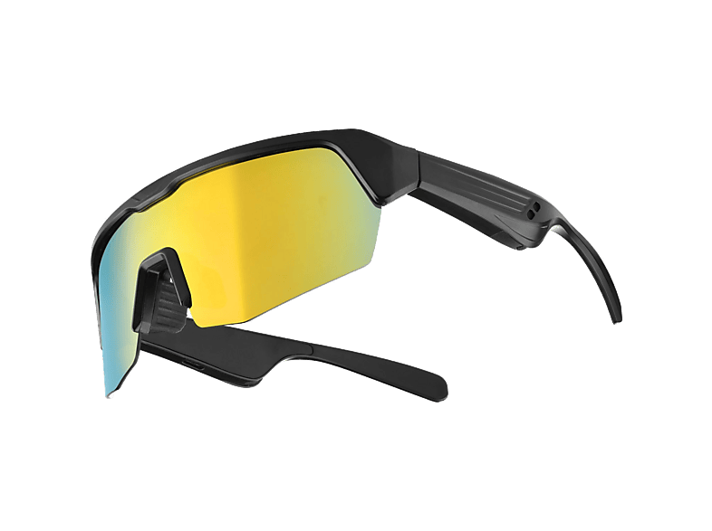 Gafas inteligentes- CellularLine Fast Vision, Bluetooth, Con protección UV, Compatible con asistente de voz, Negras cristal multicolor