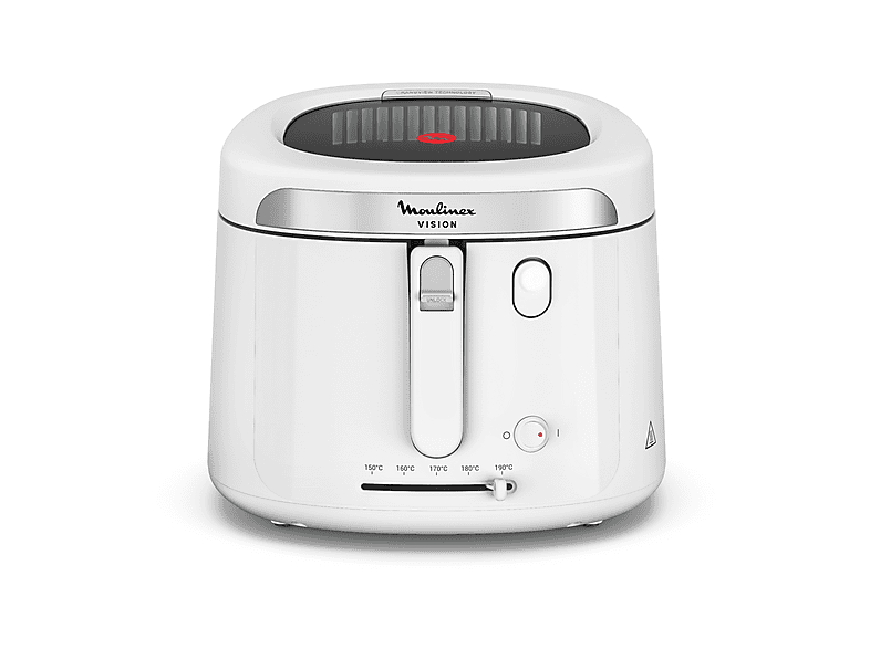 MOULINEX Vision Friggitrice ad Olio AF2521 FRIGGITRICE, capacità 1,2 l, Max potenza 1900 W, da 150 °C a 190 °C, Bianco