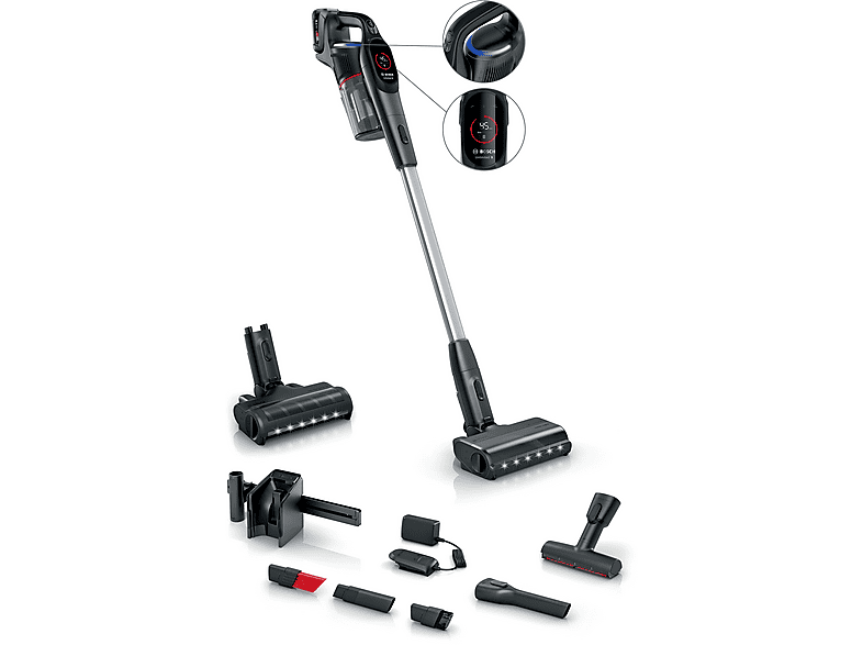 Bosch BCS931BQC Unlimited 9 Staubsauger (Akkulaufzeit: 60 min., Schwarz)