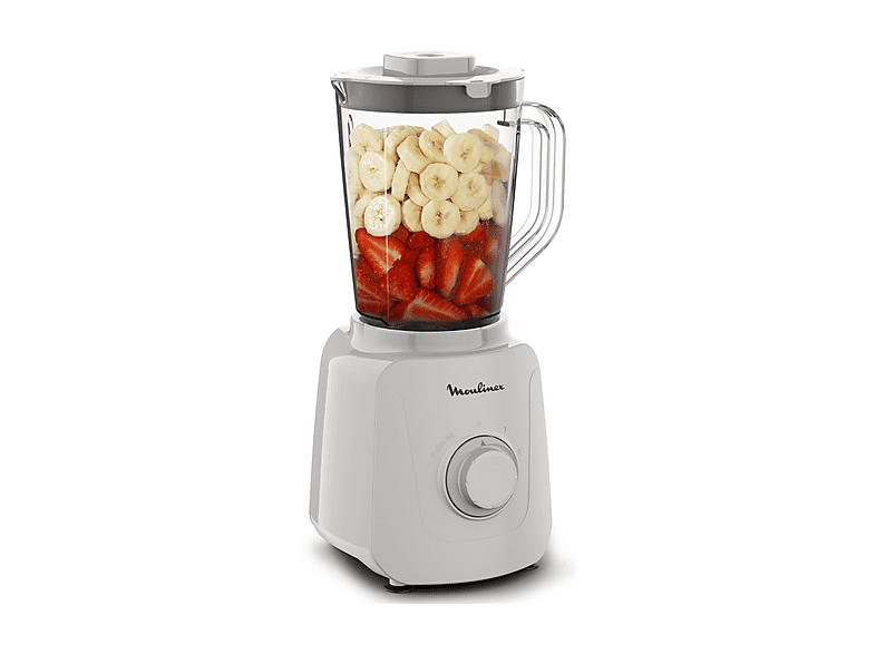 immagine di FRULLATORE MOULINEX Blendforce Ess LM410B, Potenza 450 W, Caraffa da 1 l, 2 velocità, Plastica, Acciaio inossidabile, Grigio