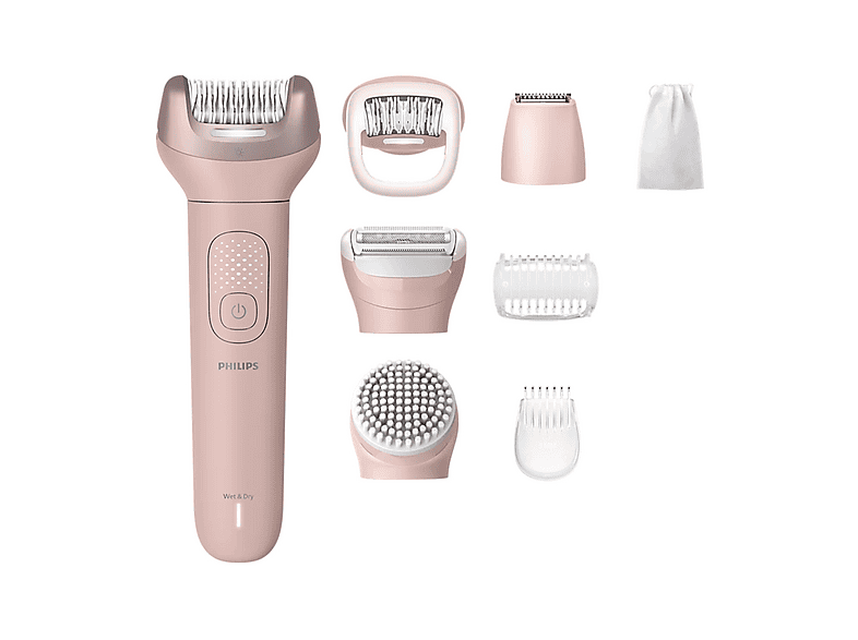 EPILATORE PHILIPS BRE719/00, 2 x velocità, Autonomia di 60 min, Accumulatore, Ricarica in 180 min Pink