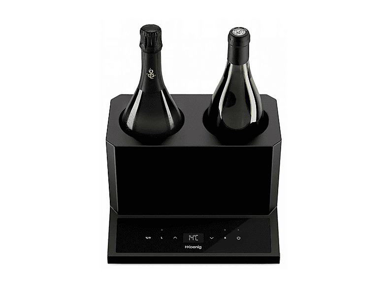 Raffreddatore per vino H.KOENIG LVX28, Potenza 87 W, Contenitore da 1,5 l