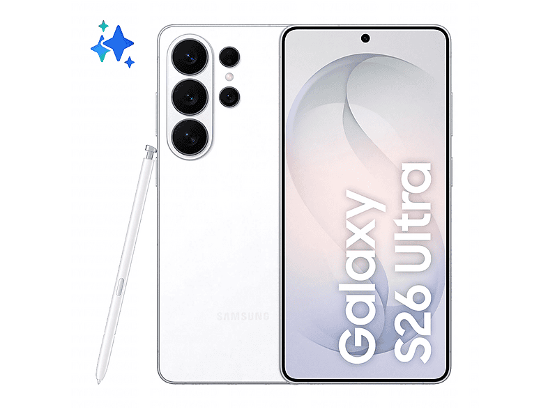 Samsung Galaxy S26 Ultra, 512 GB, White, Dual SIM
