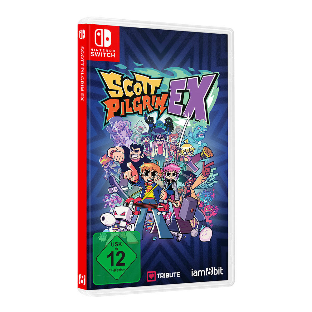 Scott Pilgrim vs. The World: The Game Complete Edition Nintendo Switch Hülle mit buntem Artwork.