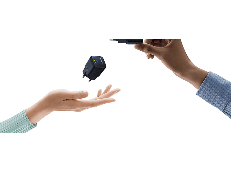 Cargador de pared - Baseus PicoGo GaN, Carga rápida, Tipo C, 45W, Universal, Negro Cosmico – imagen 3