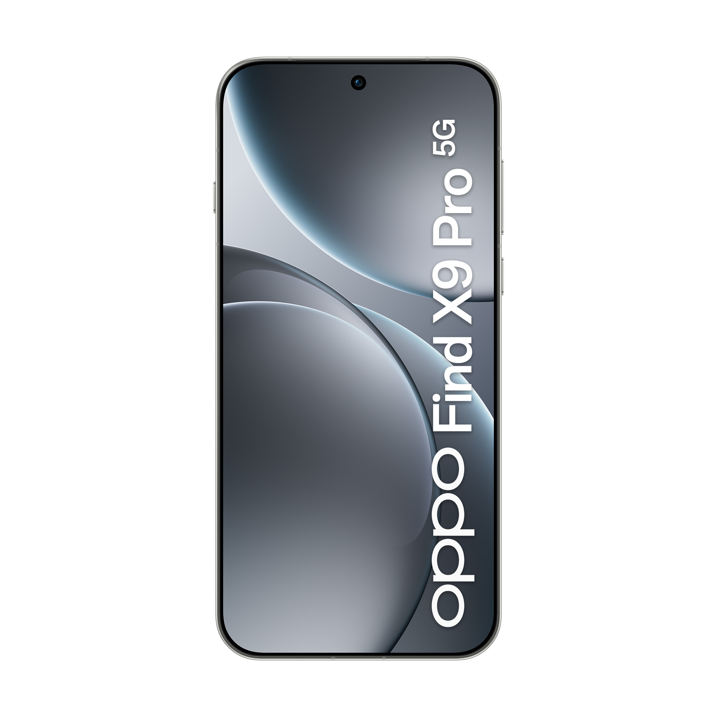 Czarny smartfon z napisem 'oppo Find X9 Pro 5G' na ekranie.
