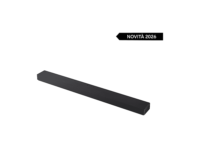 SAMSUNG Soundbar HW-QS90H/XC, Audio 7.1.2 canali, potenza 330W, Active Voice Amplifier Pro, Bluetooth 5.3, Q-Symphony, Wireless Dolby Atmos, 2026