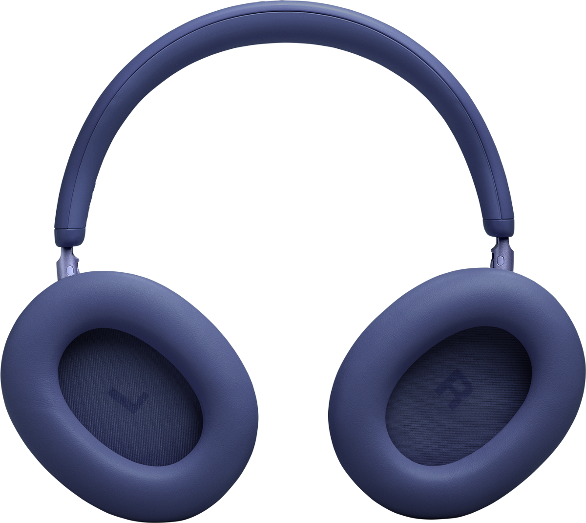 Dunkelblaue Over-Ear-Kopfhörer mit gepolstertem Kopfbügel und Ohrmuscheln.