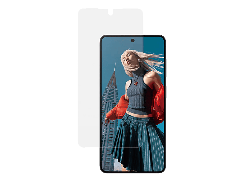 PANZERGLASS Screen Protector Ultra-Wide Fit mit EasyAligner Displayschutzglas (für Samsung Galaxy S26)