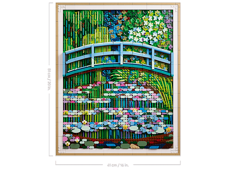 Lego Art: 31220 Claude Monet – Brücke über einen Seerosenteich Bausatz — Foto 4 von 5