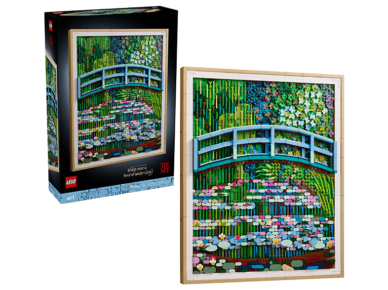 Lego Art: 31220 Claude Monet – Brücke über einen Seerosenteich Bausatz