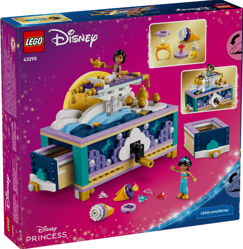 LEGO Disney Set mit Dschafar, Jasmin und einem magischen Teppich.