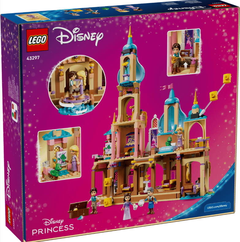 LEGO Disney Prinzessinnen Schloss mit Figuren und Zubehör.